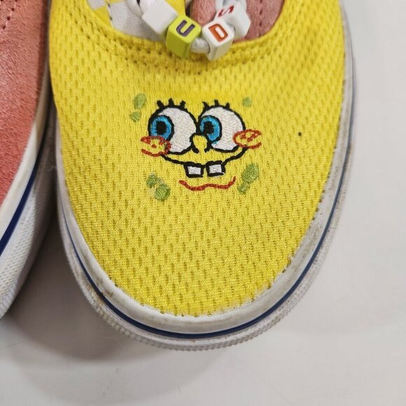 Spongebob Squarepants Vans Sneakers Shoes Womens 6.5 - Picture 4 of 13
